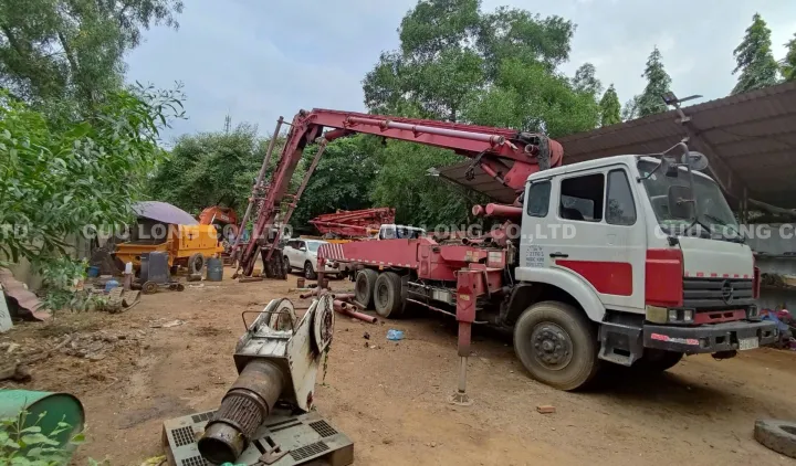 Tin Tức Dịch Vụ: Cửu Long Triển Khai Dịch Vụ Sửa Chữa & Bảo Trì Xe Bơm Bê Tông Chuyên Nghiệp